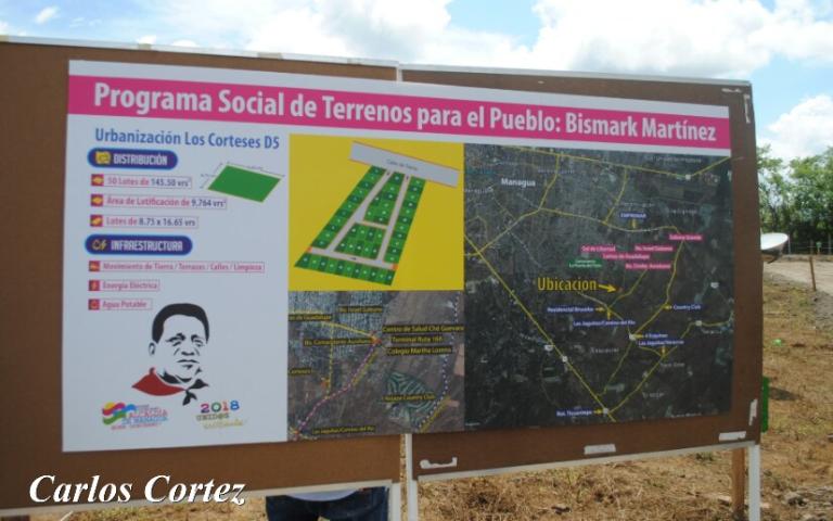 345 familias recibirán primeros lotes del Programa Bismarck Martínez