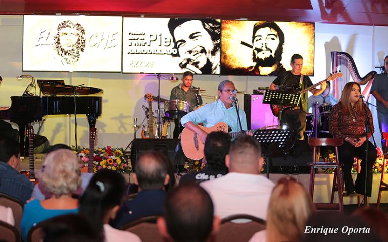 Juventud Sandinista 19 de Julio en concierto revolucionario en homenaje al Che Guevara