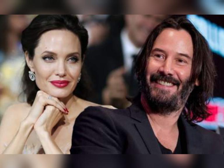 Angelina Jolie anda «jalando» con Keanu Reeves… nos vemos Brad Pitt