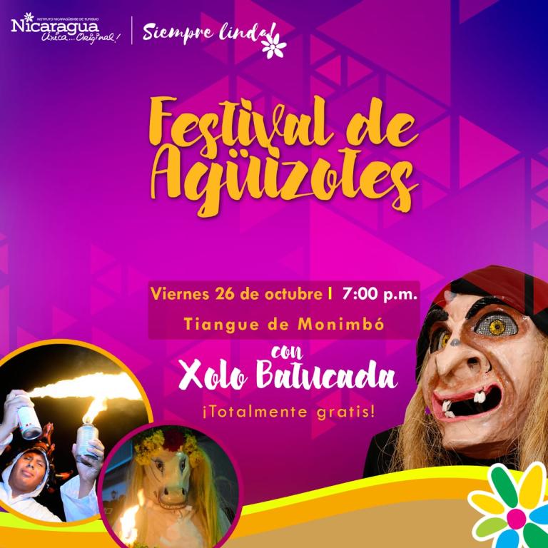 Todo listo para el festival de agüizotes en Tiangue Monimbó,  de Managua, el 26 de octubre