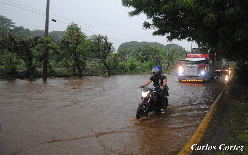 Lluvias en costa del Pacífico de Nicaragua