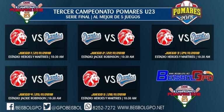Dantos y Leones de León protagonizarán final del pomares sub 23