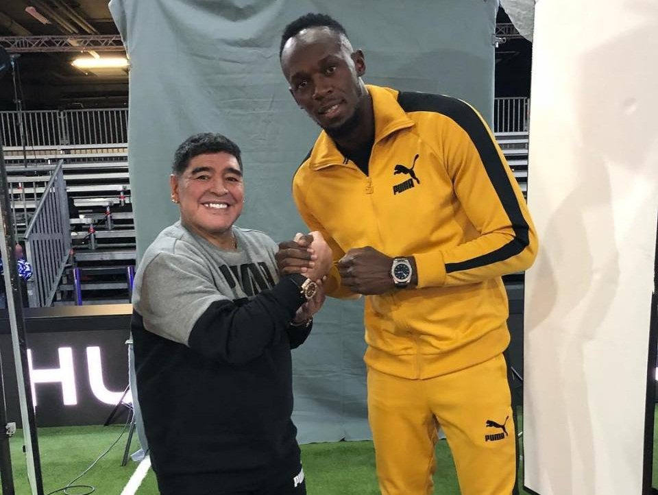 Usain Bolt se unirá a Diego Maradona con Los Dorados en el fútbol de México