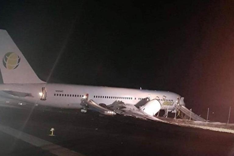 6 personas resultan heridas al accidentarse un avión jamaiquino en Guyana