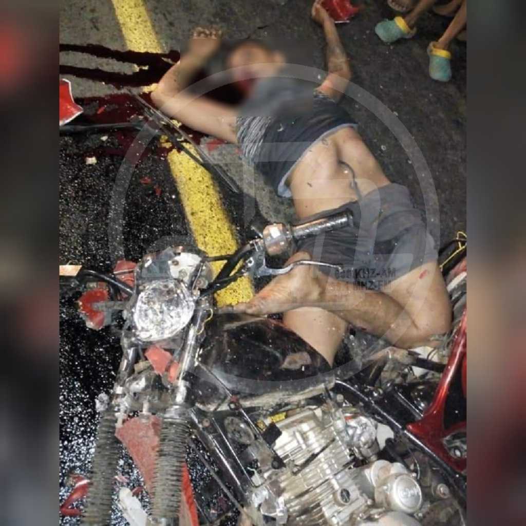 Motociclista accidentado en Chinandega