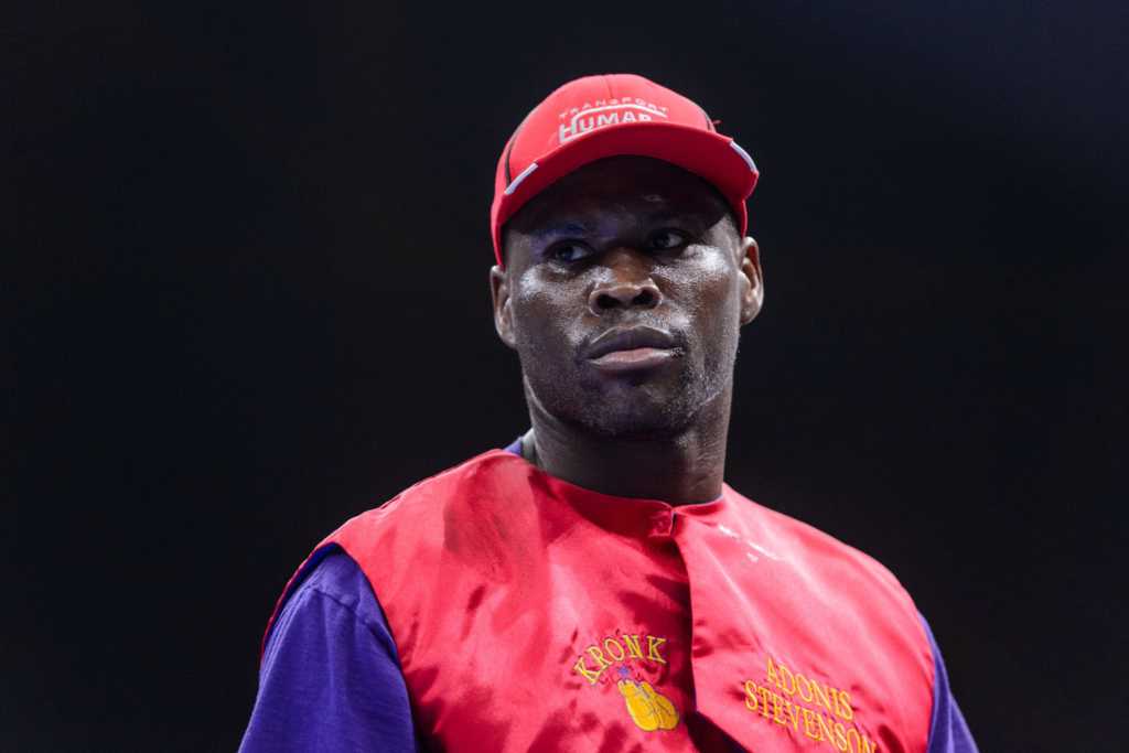 El boxeador Adonis Stevenson