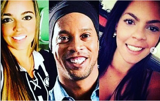 Ronaldinho retoma su relación con 2 mujeres