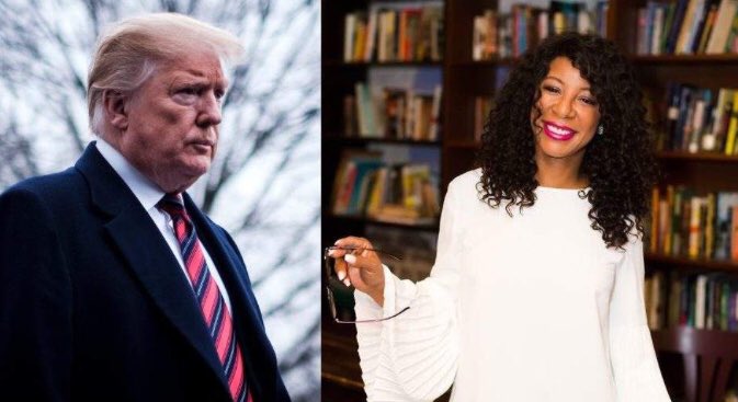 La señora Alva Johnson denunció al presidente Donald Trump por besarla sin su consentimiento