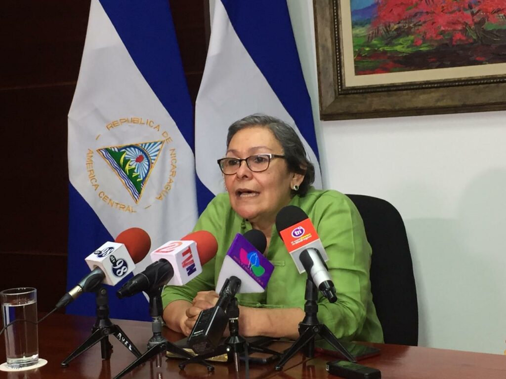 La primera vicepresidenta de la Asamblea Nacional Maritza Espinales