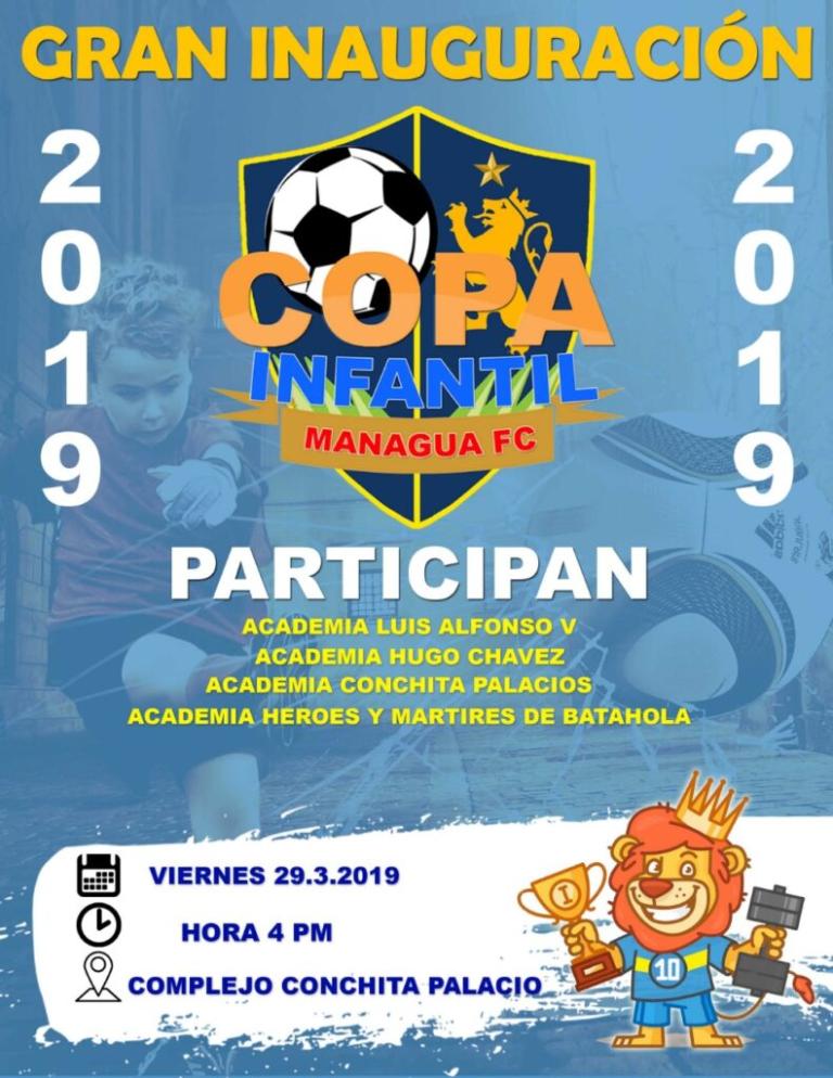 Managua FC realiza torneo de sus academias infantiles