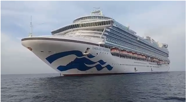 Llegada a Nicaragua del Crucero Emerald Princess