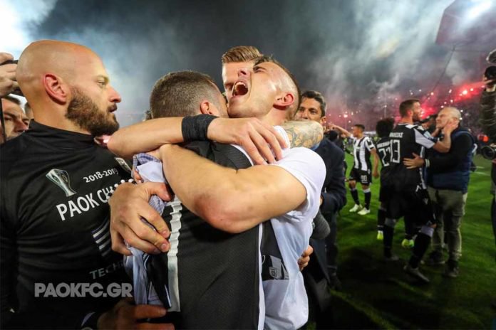 El #PAOK de #Grecia se coronó tras 34 años de sequía 