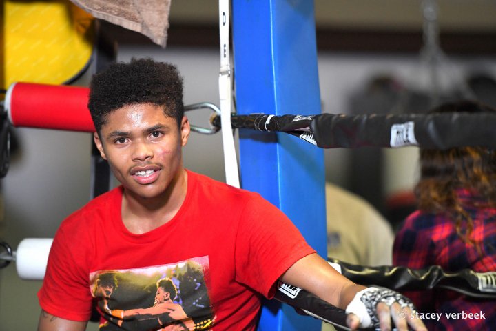 El boxeador estadounidense Shakur Stevenson 