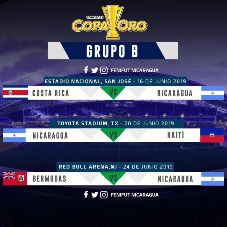 Azul y Blanco enfrentará a Costa Rica, Haití y Bermudas en Copa Oro 2019