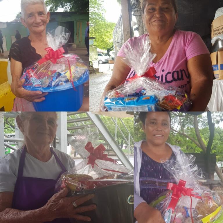 Tu Nueva Radio Ya y Cubas Eléctrica recorren Managua entregando hermosas canastas a mamás trabajadoras