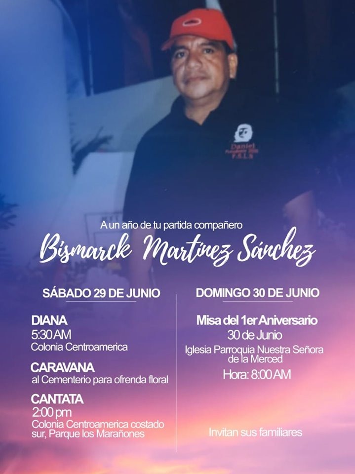 Actividades en homenaje a Bismarck Martínez