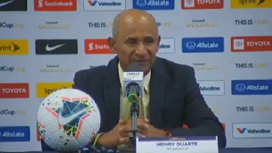 Henry Duarte, DT de la Selección de Fútbol de Nicaragua