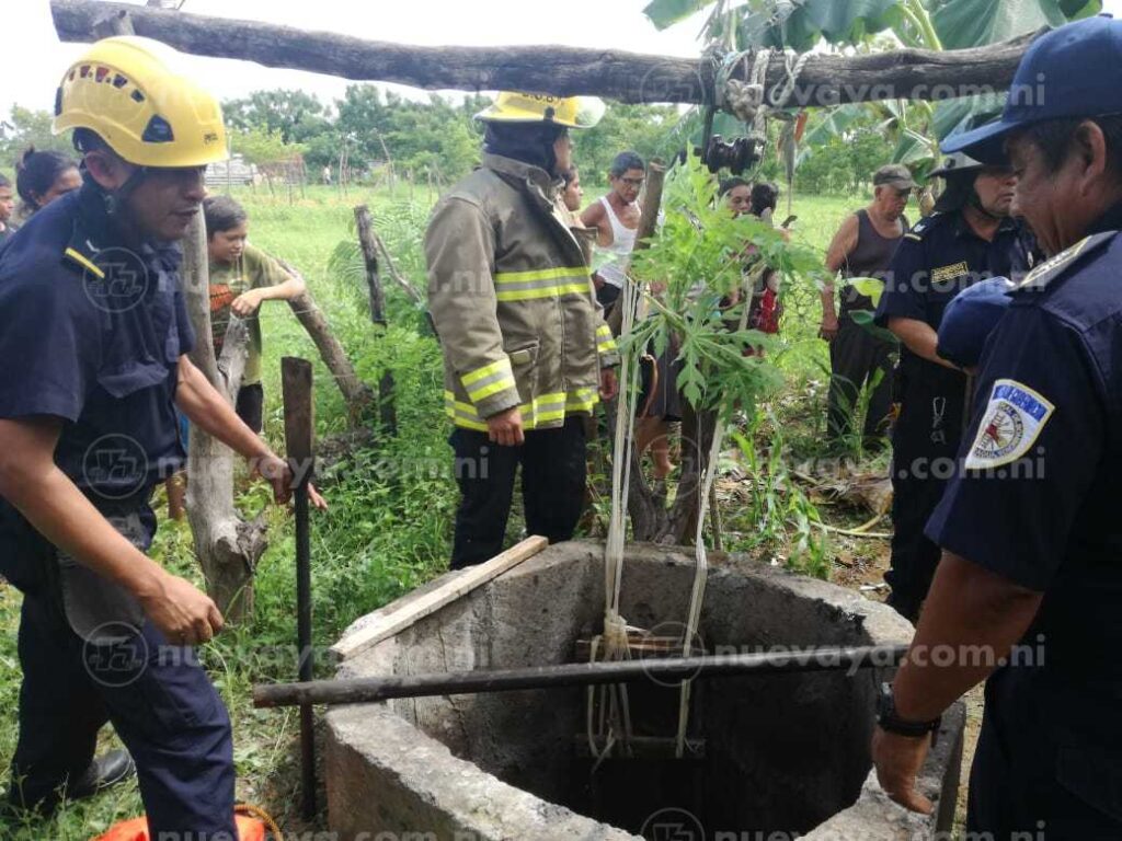 El pozo era utilizado para extraer agua potable