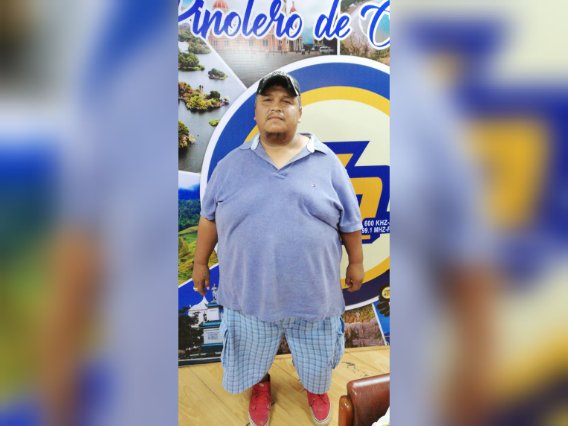 El señor Jimmy Henry Ramírez Meléndez, aspirante al Papá Panzón 2019