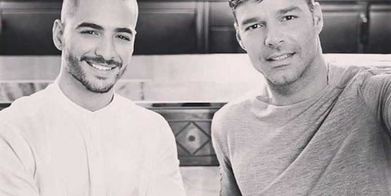 Maluma y Ricky Martin se quitan la ropa y presumen su abdomen
