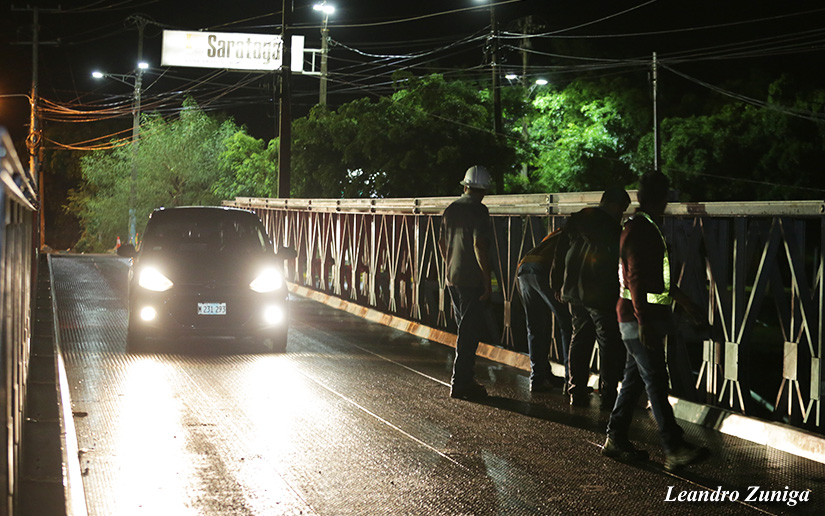 Puente Saratoga, carretera nueva a León