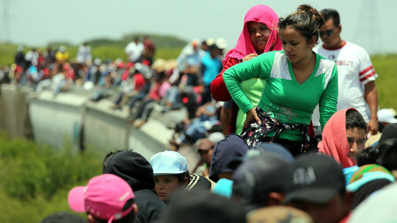 Tren la bestia en México 