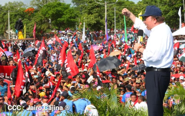Presidente Daniel Ortega destaca compromiso de seguir defendiendo La Paz en Nicaragua