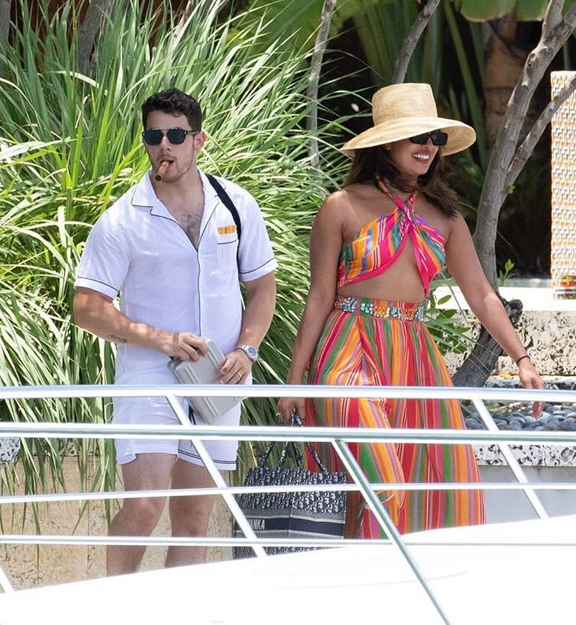 Nick y su esposa Priyanka de vacaciones en Miami 