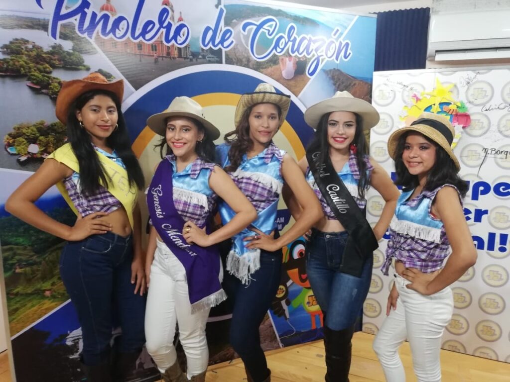 Cinco participantes se disputan la corona de reina de las fiestas patronales de Sébaco