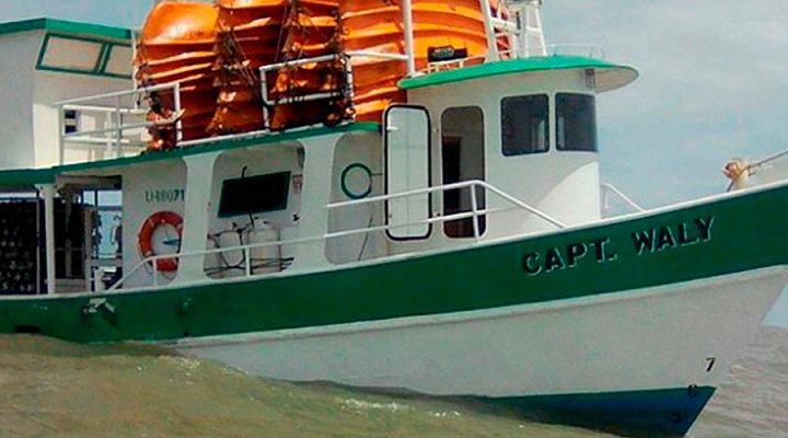 El Barco Capitán Waly de Honduras