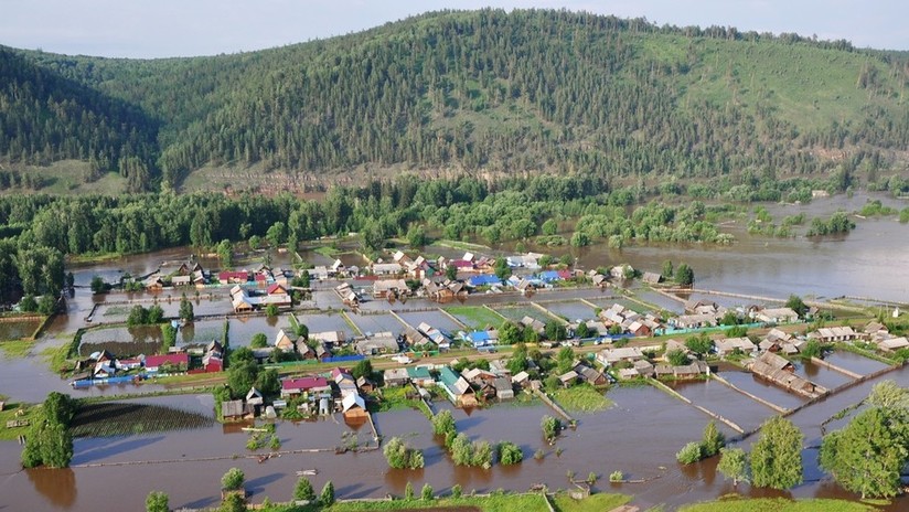 12 personas han muerto en Siberia debido a las inundaciones. Fotografía cortesía de Sputnik