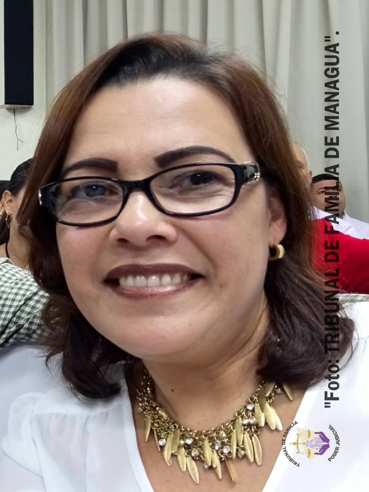 Dra. Xiomara Rivera Zamora, jueza Tercero de Distrito de Familia de Managua.