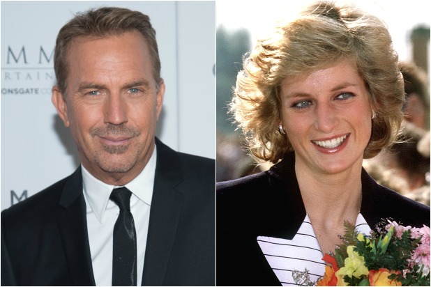 Kevin Costner reveló que la princesa Diana quería ser actriz. 