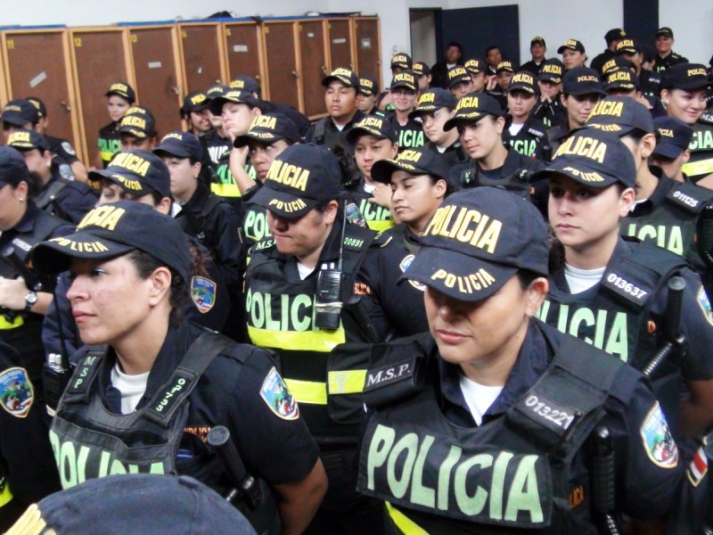 Agentes de policía de Costa Rica