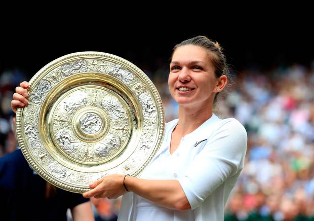 Simona Halep obtuvo su primer torneo de Wimbledon