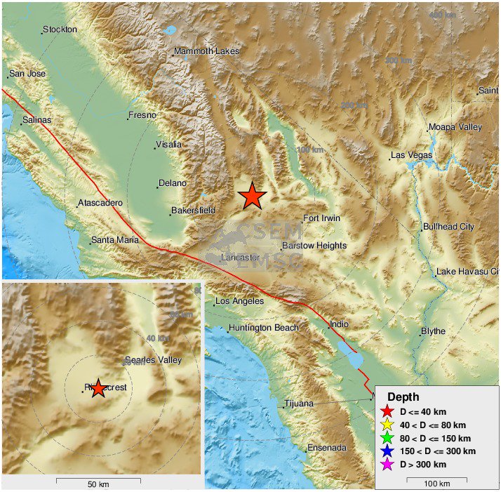 terremoto al sur de California