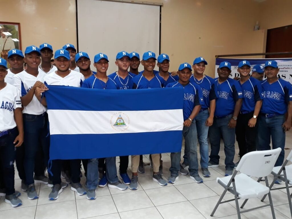 Hoy fue abanderada la selección sub18 de Nicaragua