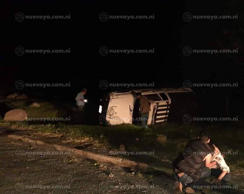 El accidente ocurrió cerca del empalme Zuni en la carretera Jinotega-San Rafael del Norte