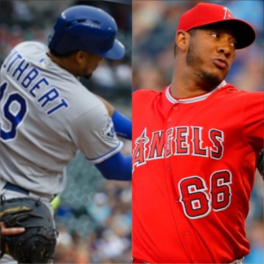 Cheslor Cuthberth y JC Ramírez en las Grandes Ligas