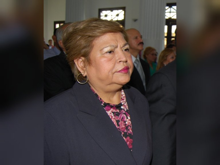 La diputada sandinista Ana Julia Balladares Ordóñez