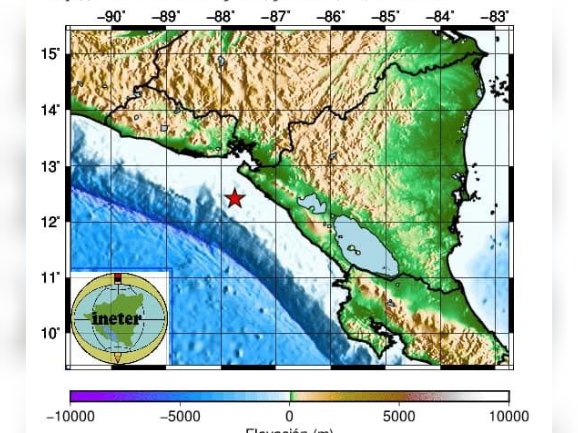 El sismo ocurrió este lunes a las 5:30 am