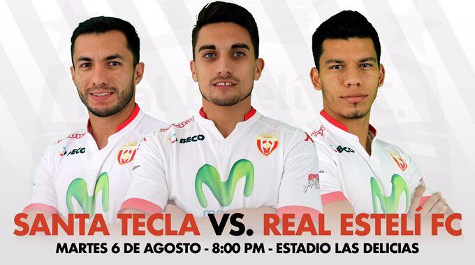 Hoy el Real Estelí enfrenta al Santa Tecla en el Estadio Las Delicias