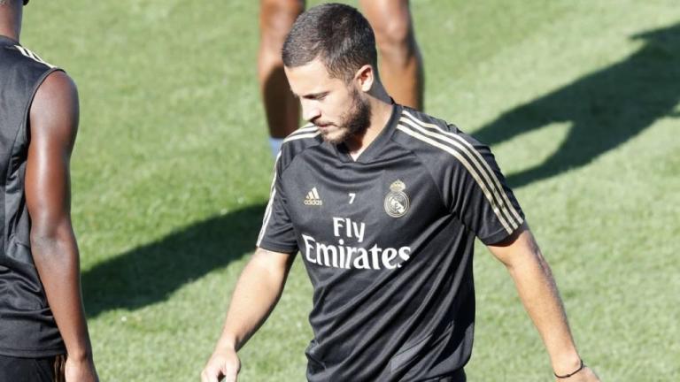 Hazard se lesiona y no estará en el debut del Real Madrid en La Liga