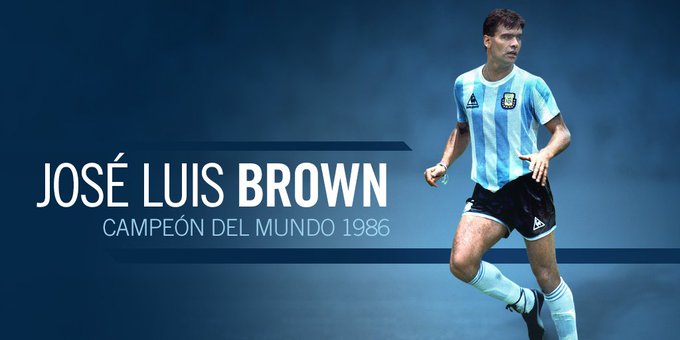 José Luis Brown, Campeón Mundial con Argentina en 1986