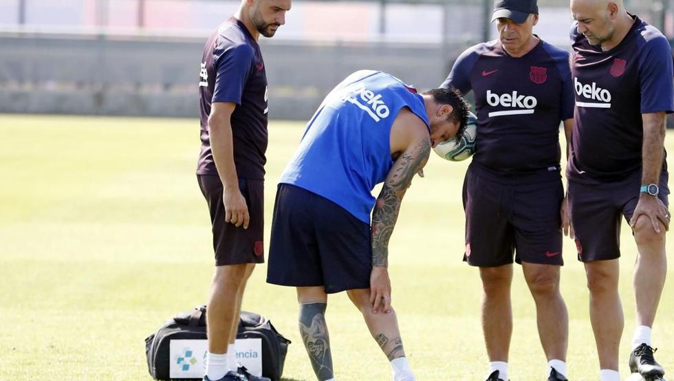 Leo Messi se lesionó