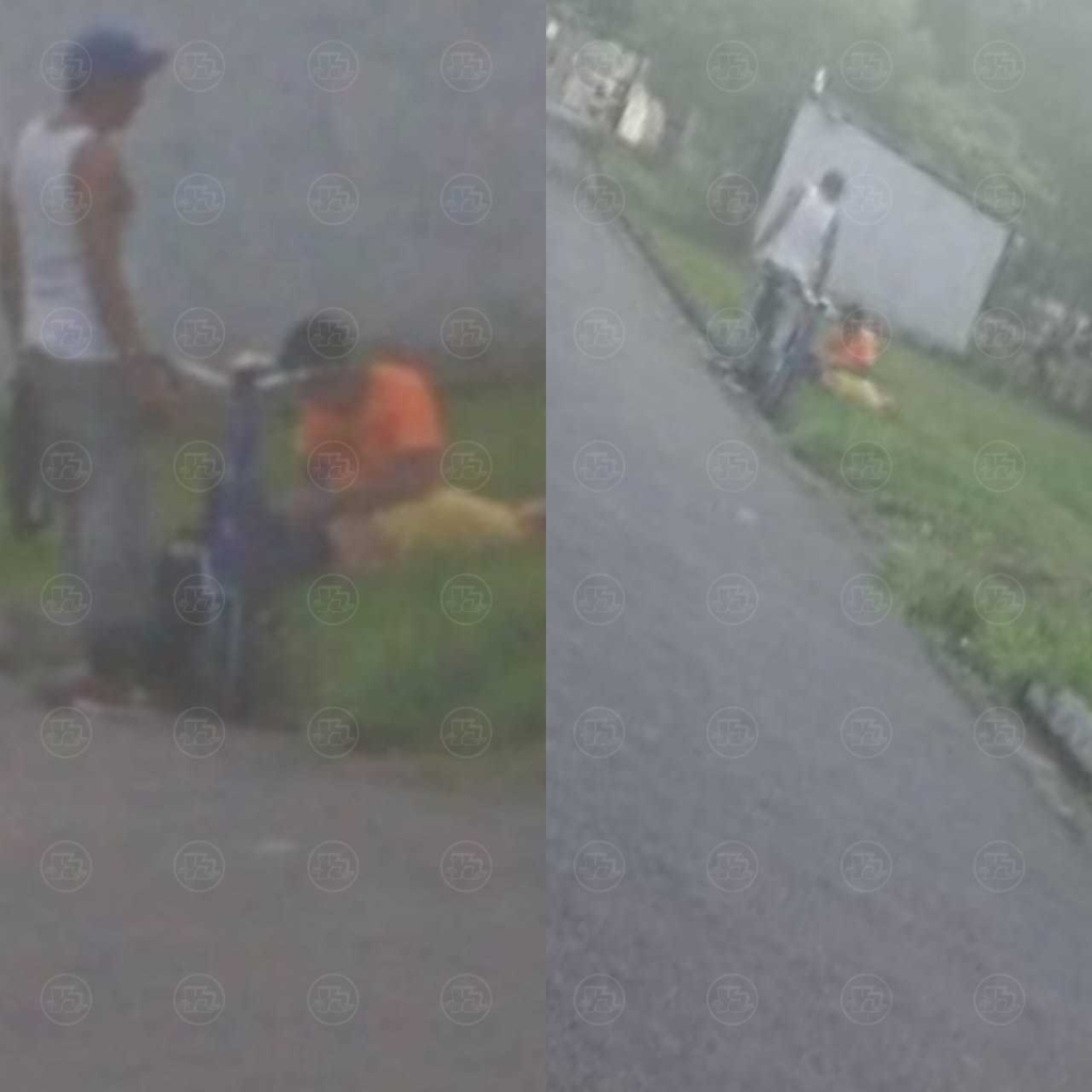 Sujetos abusando a mujer en Carazo