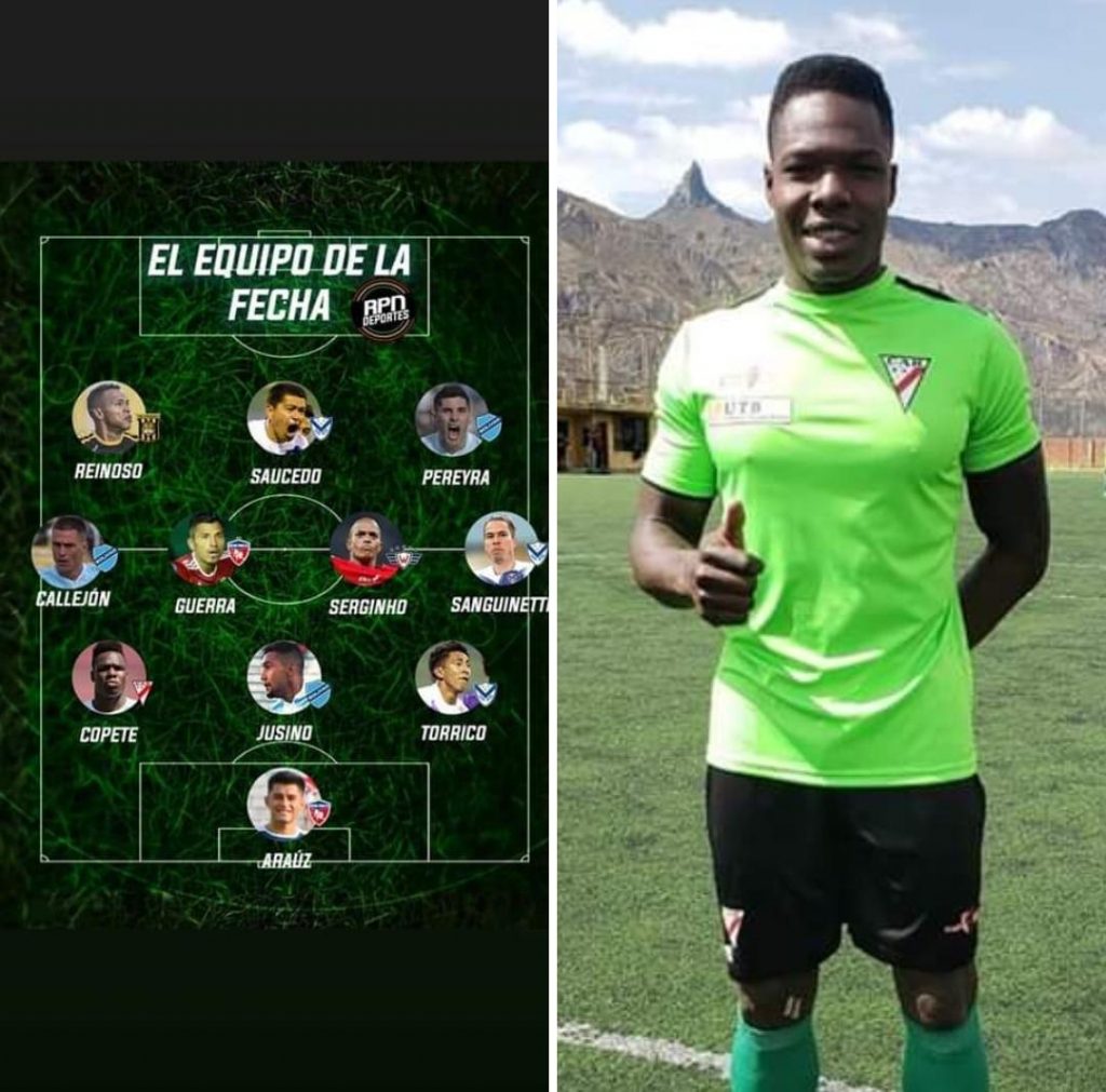 Fernando Copete incluido en el 11 ideal del fútbol de Bolivia