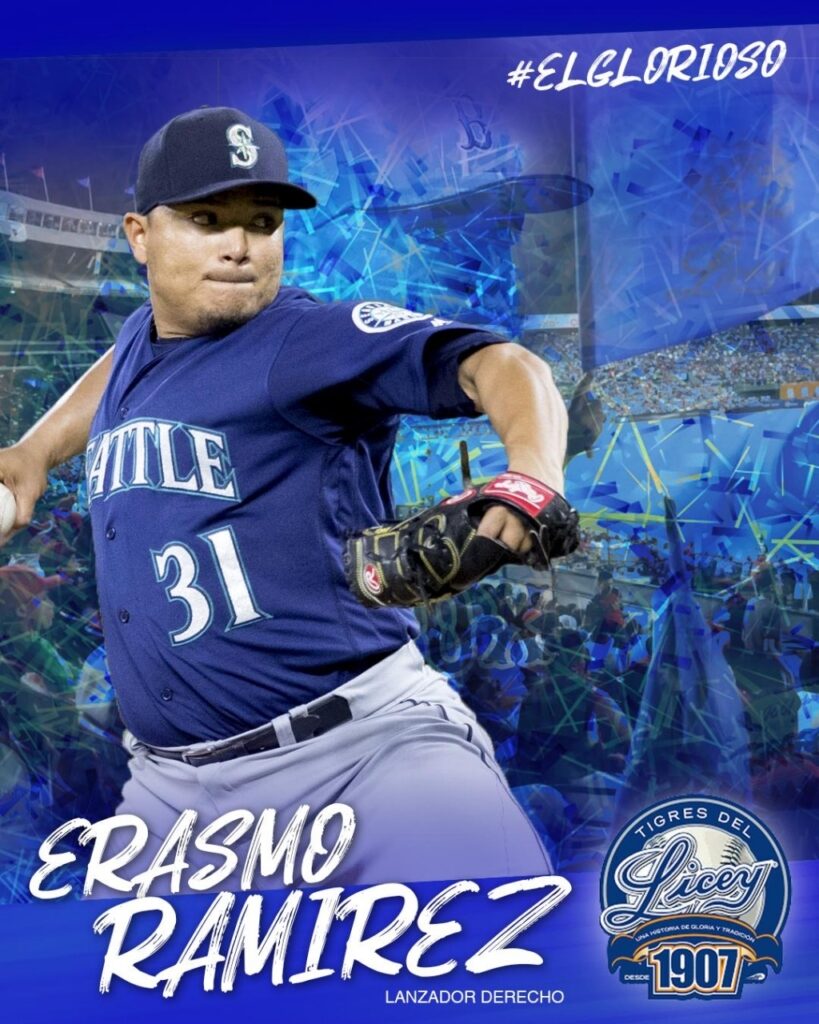 Erasmo Ramírez jugará con los Tigres de Licey en Dominicana