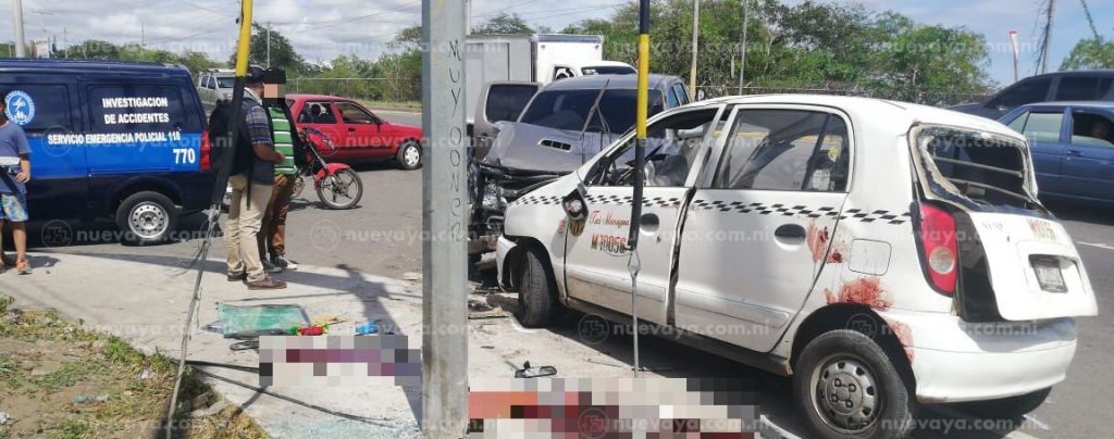 Un desconocido murió esta mañana en un accidente frente al Hospital Roberto Huembes