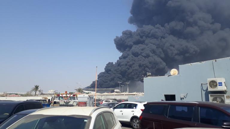 5 personas resultan heridas al incendiarse una moderna estación de tren en Arabia Saudita
